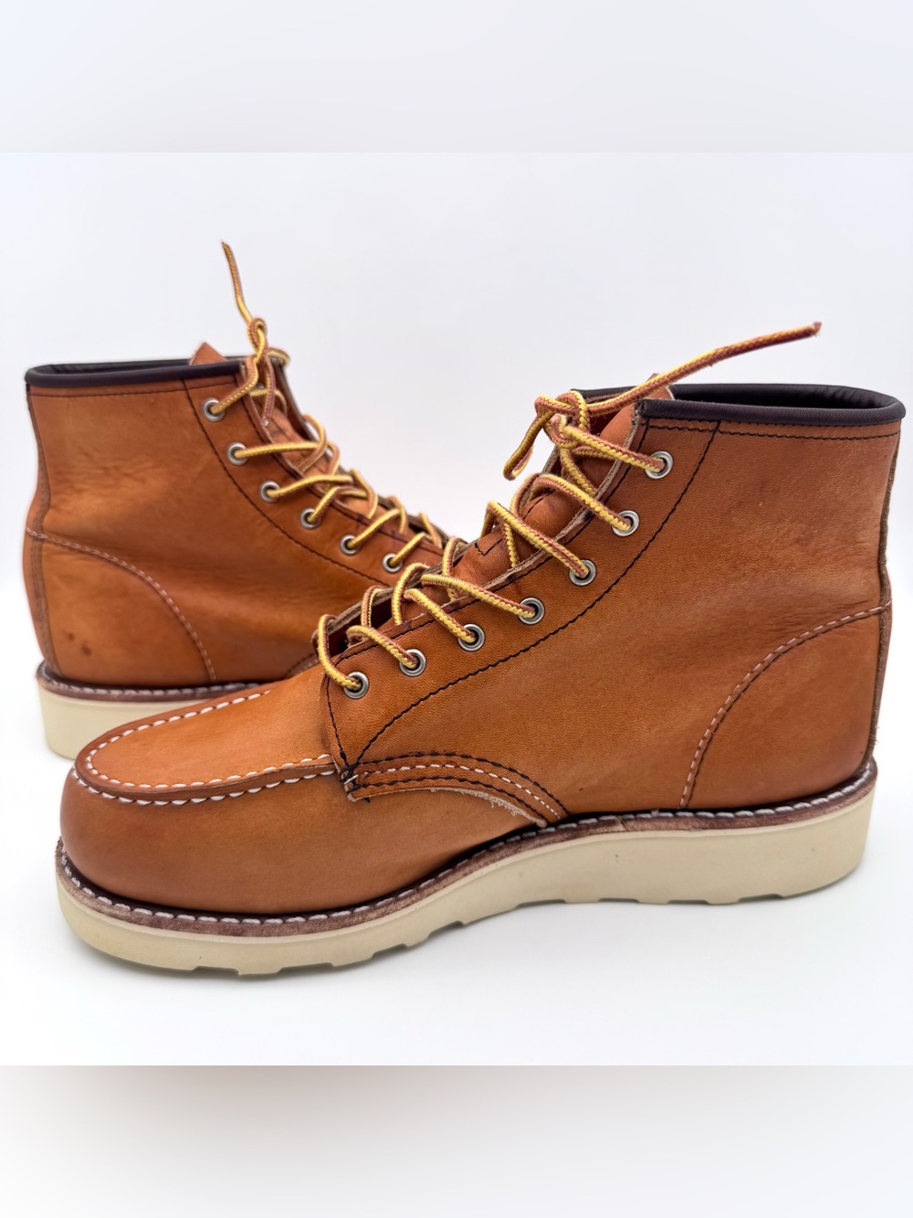 Red Wing Heritage 3375 Classic Moc Toe Oro Leather Boots Women 7.5 B Made In USA - Picture 6 of 9